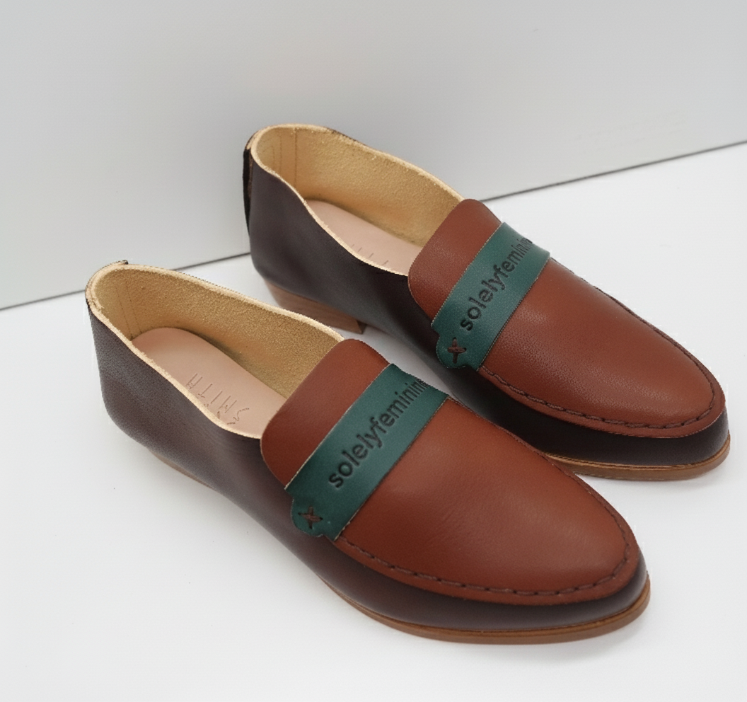 THE PENNY. BB TAMARIND. TRONCATO CUOIO LAKE. AGAVE MASK. BROWN THREAD.