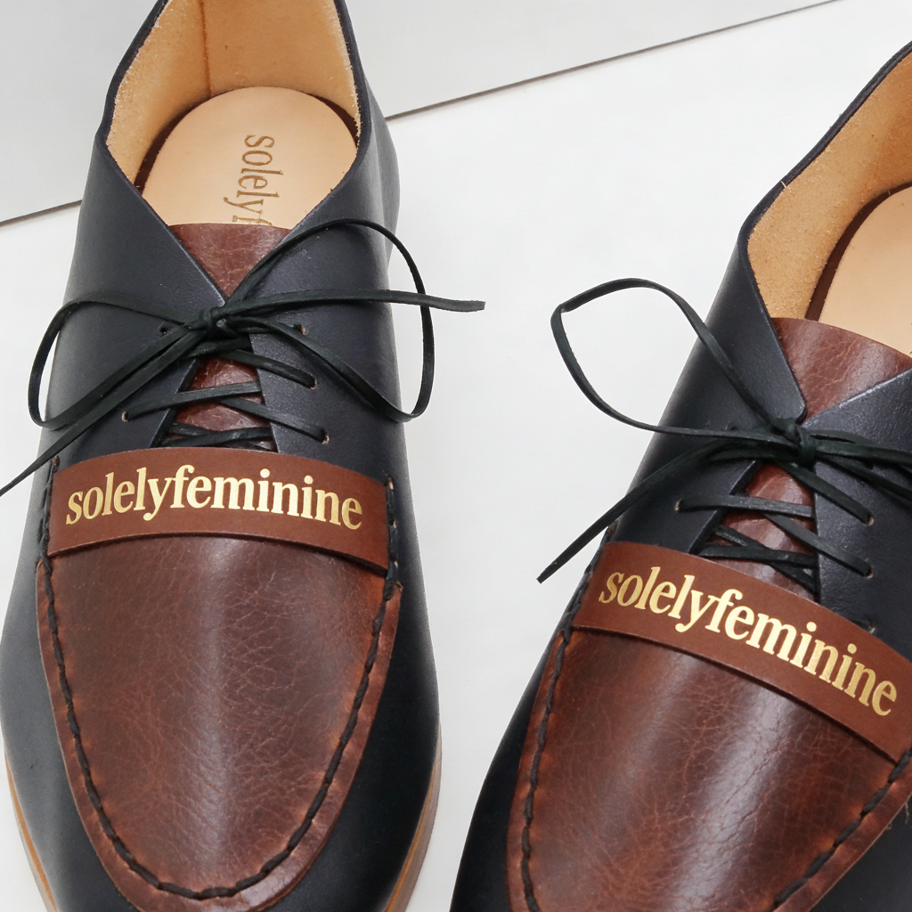 THE CHUCK. BB NORI. IBIZA CUOIO LAKE. BLACK THREAD. EDGE INKED.