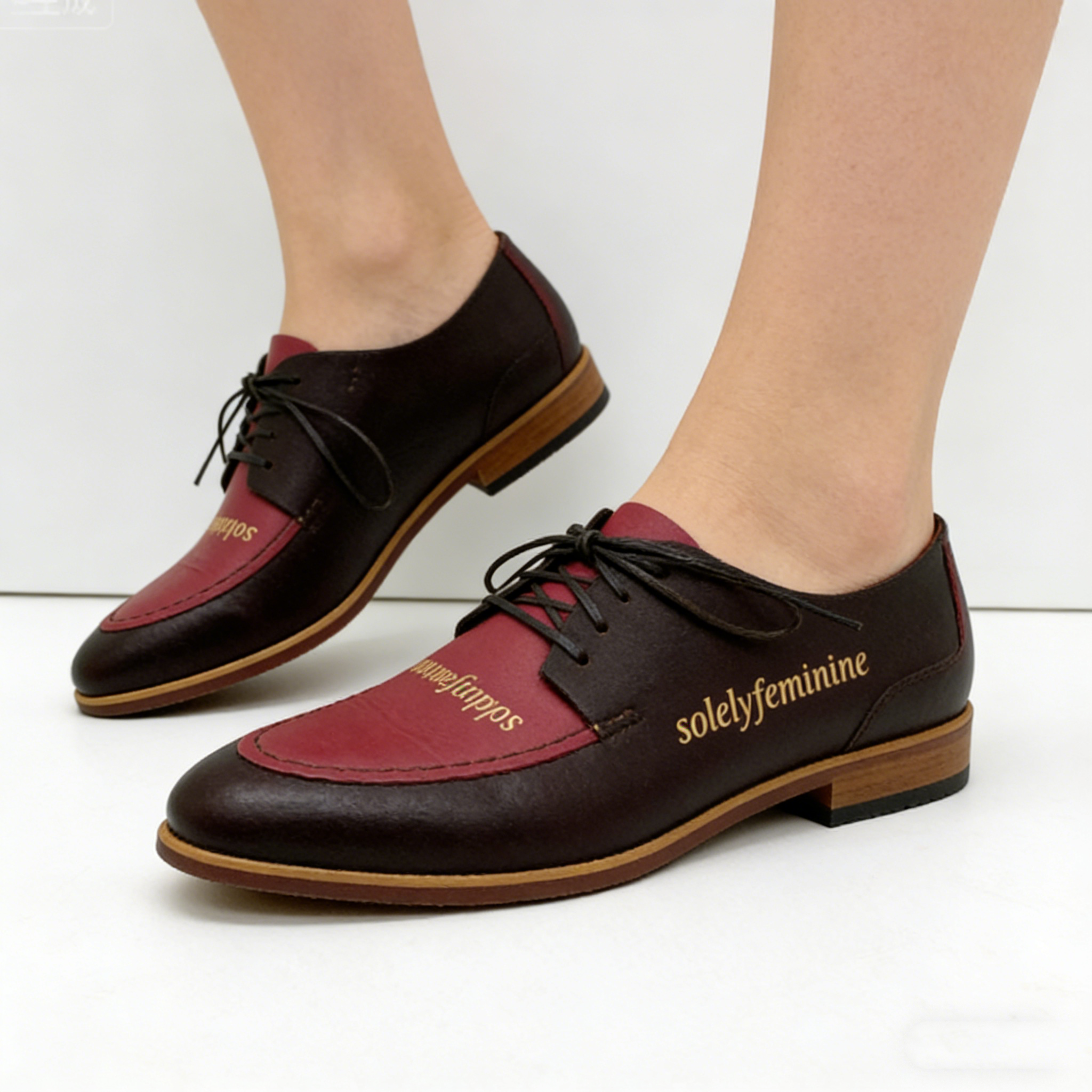 THE CHUCK. BB TAMARIND. BRASIL RASPBERRY LAKE. BROWN THREAD. EDGE INKED.